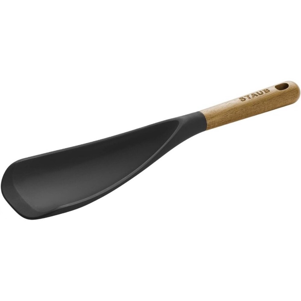 STAUB Multifunction Spatula Spoon Great for Both Durable  Acacia Wood Handles